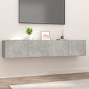vidaXL Tv-meubels 2 st 80x30x30 cm bewerkt hout wit