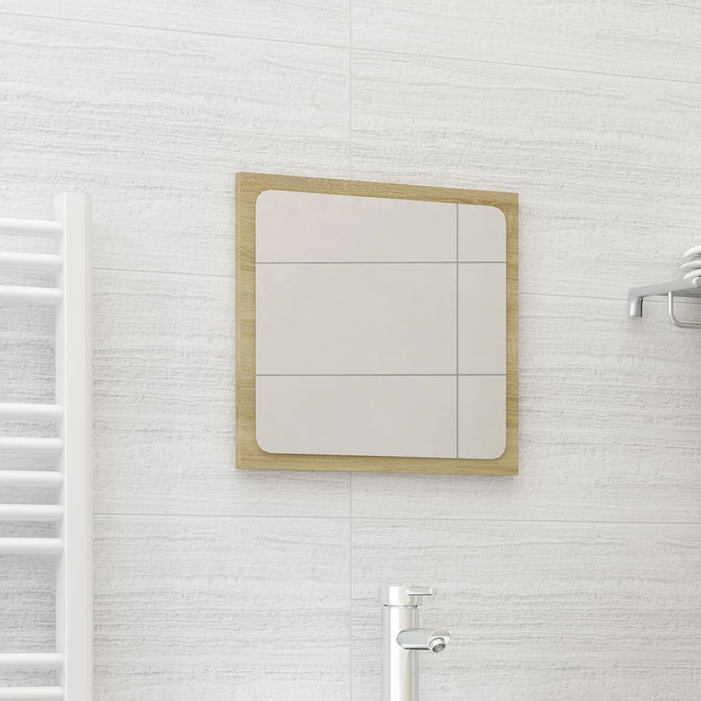 vidaXL Badkamerspiegel 40x1,5x37 cm spaanplaat wit