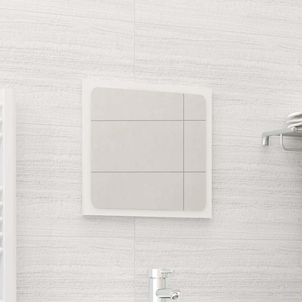 vidaXL Badkamerspiegel 40x1,5x37 cm spaanplaat wit