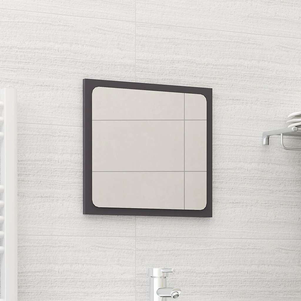 vidaXL Badkamerspiegel 40x1,5x37 cm spaanplaat wit