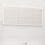 vidaXL Badkamerspiegel 40x1,5x37 cm spaanplaat wit