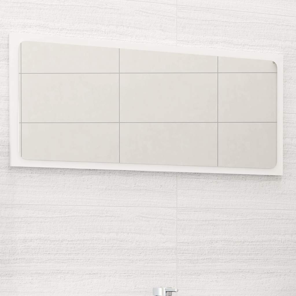 vidaXL Badkamerspiegel 40x1,5x37 cm spaanplaat wit