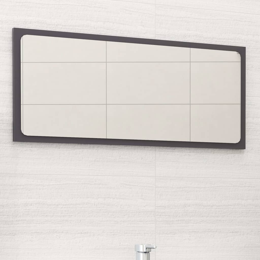 vidaXL Badkamerspiegel 40x1,5x37 cm spaanplaat wit