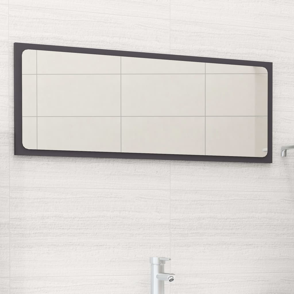vidaXL Badkamerspiegel 40x1,5x37 cm spaanplaat wit