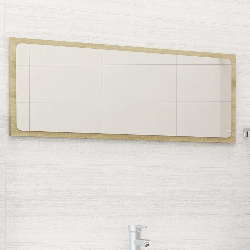 vidaXL Badkamerspiegel 40x1,5x37 cm spaanplaat wit