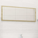 vidaXL Badkamerspiegel 40x1,5x37 cm spaanplaat wit