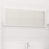 vidaXL Badkamerspiegel 40x1,5x37 cm spaanplaat wit