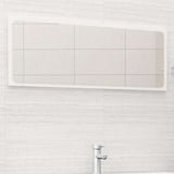 vidaXL Badkamerspiegel 40x1,5x37 cm spaanplaat wit
