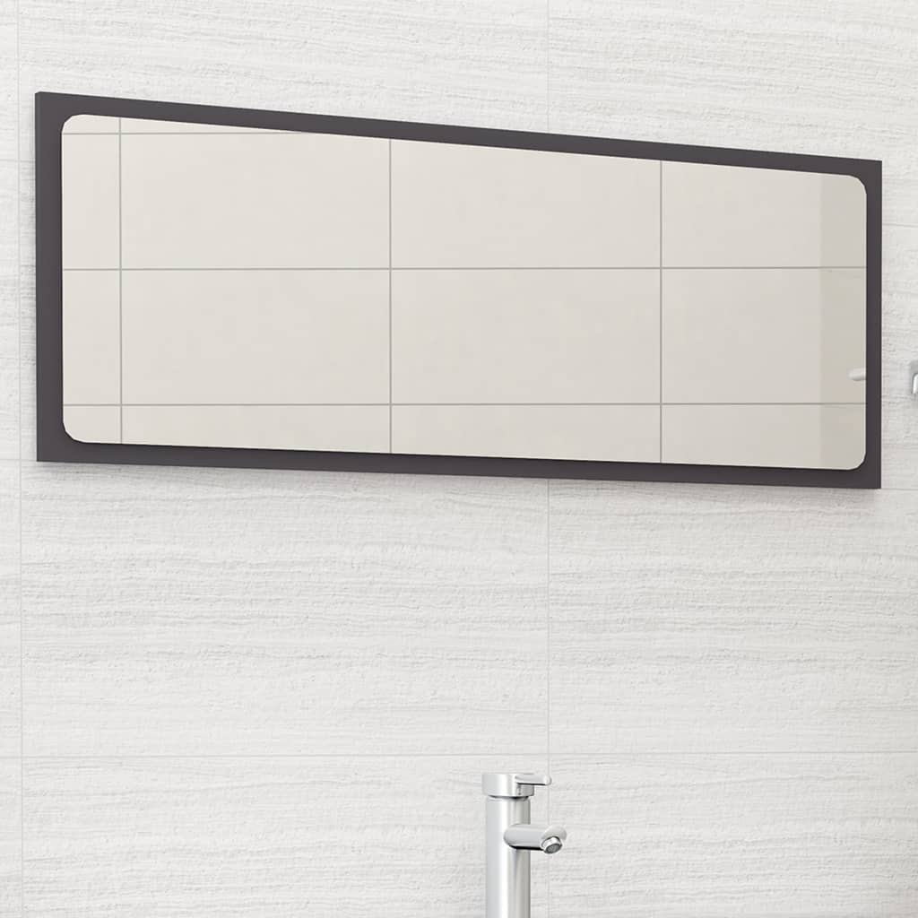 vidaXL Badkamerspiegel 40x1,5x37 cm spaanplaat wit