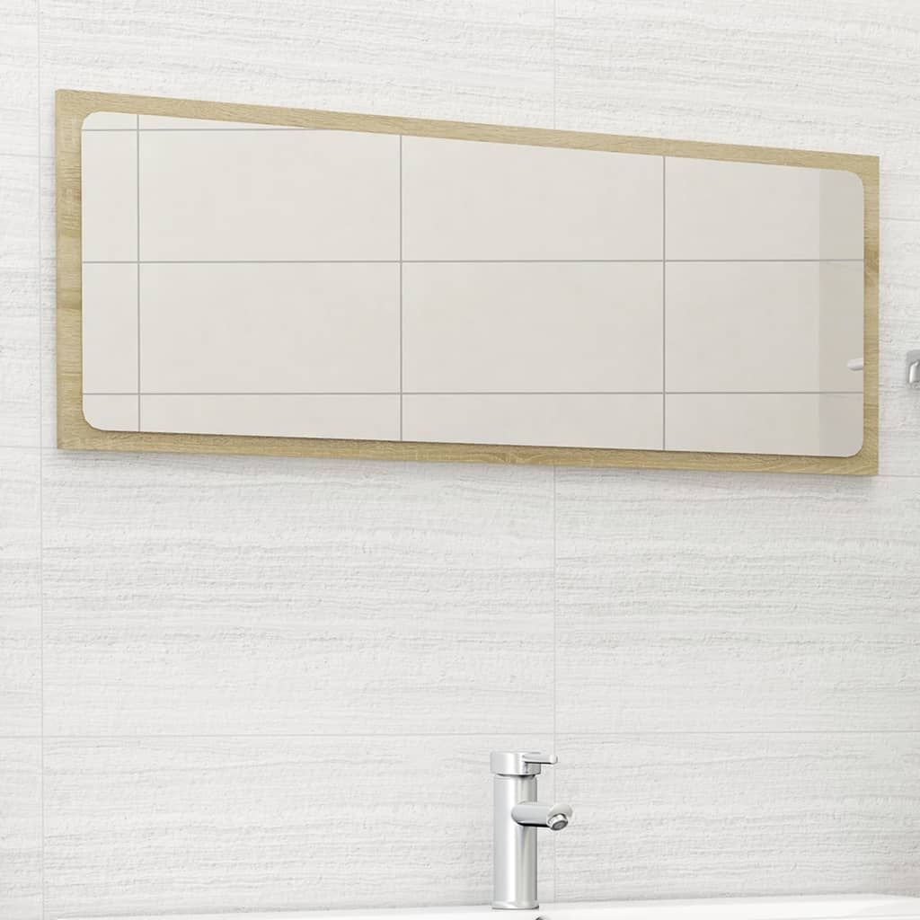vidaXL Badkamerspiegel 40x1,5x37 cm spaanplaat wit