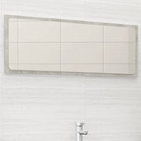 vidaXL Badkamerspiegel 40x1,5x37 cm spaanplaat wit