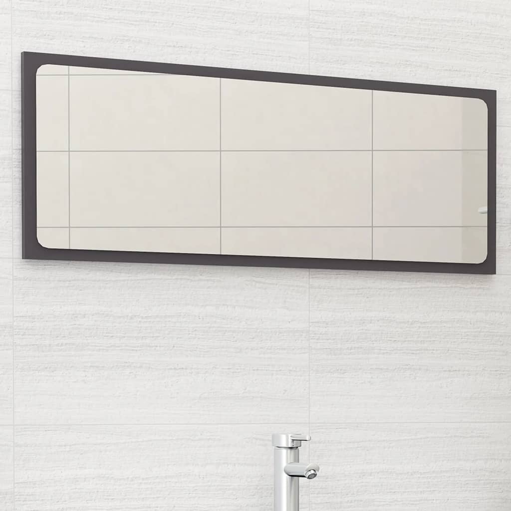 vidaXL Badkamerspiegel 40x1,5x37 cm spaanplaat wit