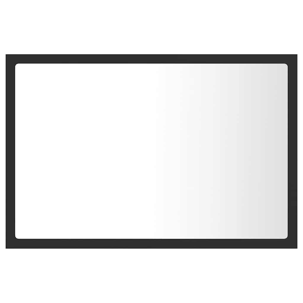 vidaXL Bathroom Mirror LED 60x8.5x37 cm acrylic white
