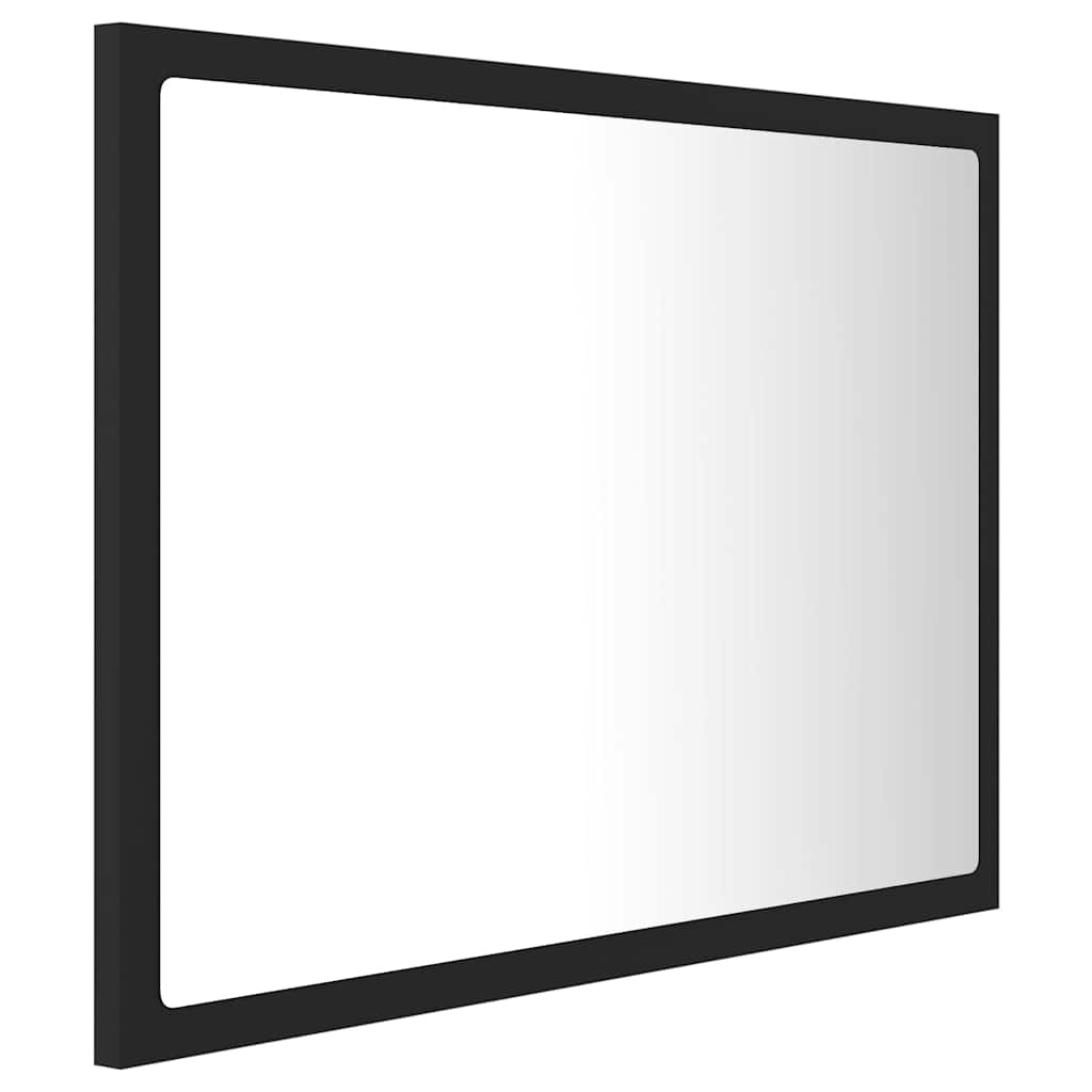 vidaXL Bathroom Mirror LED 60x8.5x37 cm acrylic white