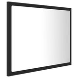 vidaXL Bathroom Mirror LED 60x8.5x37 cm acrylic white