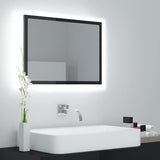 vidaXL Bathroom Mirror LED 60x8.5x37 cm acrylic white