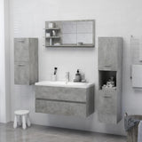 vidaXL Badkamerspiegel 90x10,5x45 cm bewerkt hout wit