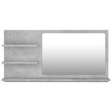 vidaXL Badkamerspiegel 90x10,5x45 cm bewerkt hout wit