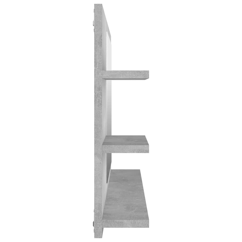 vidaXL Badkamerspiegel 90x10,5x45 cm bewerkt hout wit