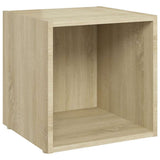 vidaXL Tv-meubel 37x35x37 cm bewerkt hout wit
