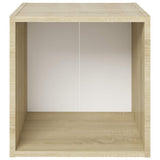 vidaXL Tv-meubel 37x35x37 cm bewerkt hout wit