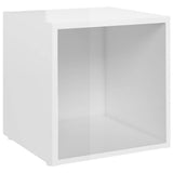 vidaXL Tv-meubel 37x35x37 cm bewerkt hout wit