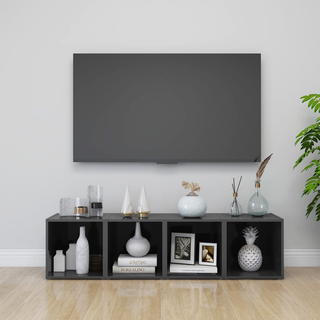 vidaXL Tv-meubel 37x35x37 cm bewerkt hout wit