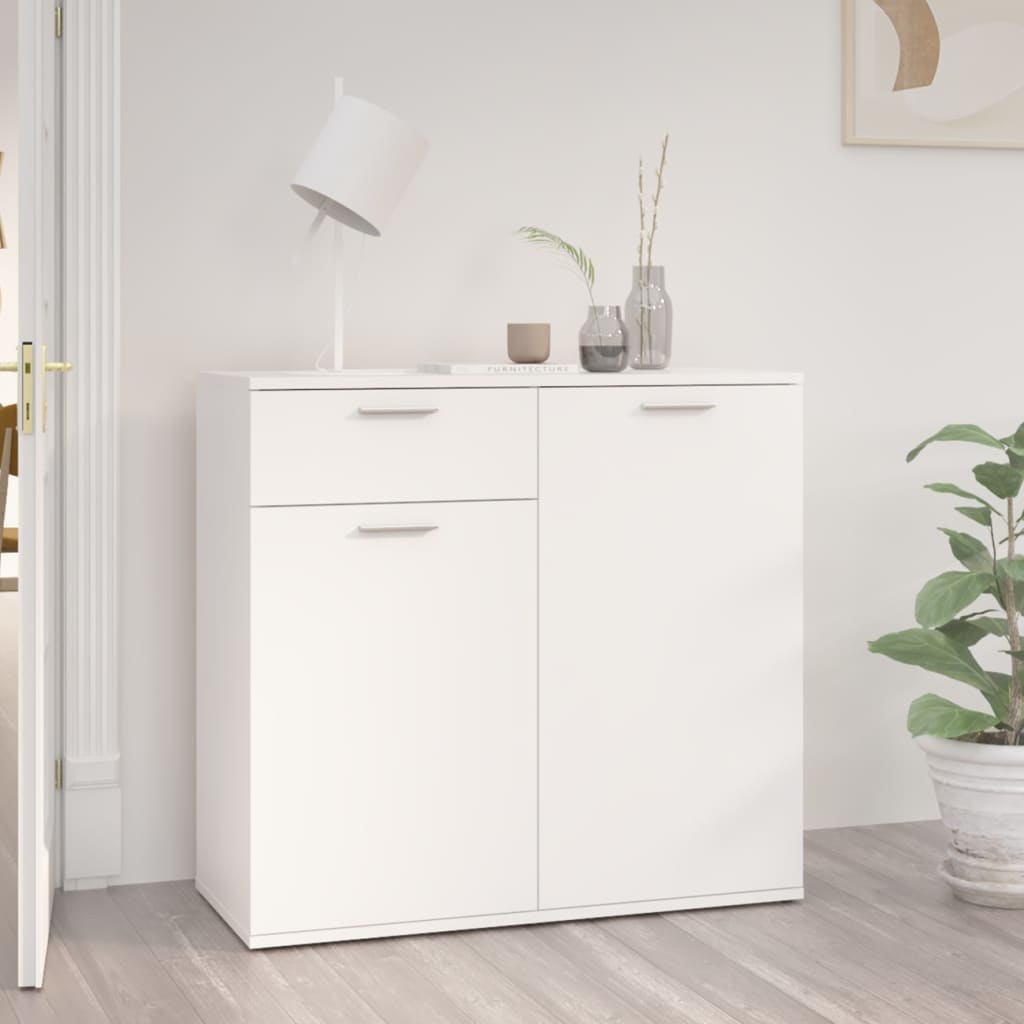 vidaXL Sideboard 160x36x75 cm engineered wood white