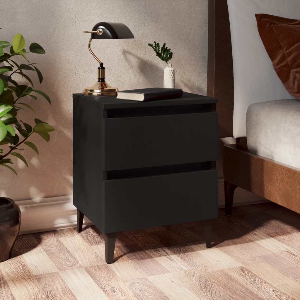 vidaXL Nightstand 40x35x50 cm Engineered Wood White
