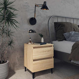 vidaXL Nightstand 40x35x50 cm Engineered Wood White
