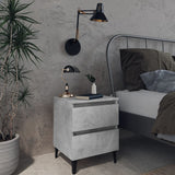 vidaXL Nightstand 40x35x50 cm Engineered Wood White