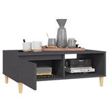 vidaXL Coffee Table 90x60x35 cm Engineered Wood Black