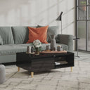 vidaXL Coffee Table 90x60x35 cm Engineered Wood Black