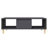 vidaXL Salontafel 103,5x60x35 cm bewerkt hout grijs