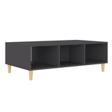 vidaXL Salontafel 103,5x60x35 cm bewerkt hout grijs