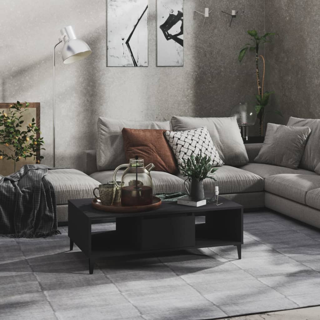 vidaXL Coffee Table 103.5x60x35 cm engineered wood white