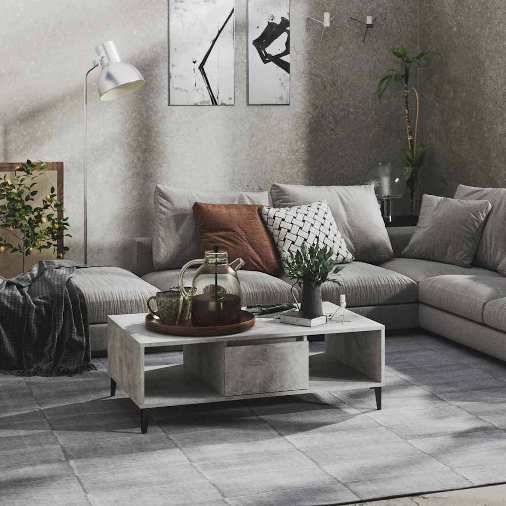 vidaXL Coffee Table 103.5x60x35 cm engineered wood white