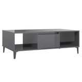 vidaXL Coffee Table 103.5x60x35 cm engineered wood white
