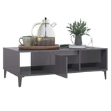vidaXL Coffee Table 103.5x60x35 cm engineered wood white