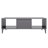 vidaXL Coffee Table 103.5x60x35 cm engineered wood white