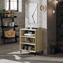 vidaXL Dressoir 57x35x70 cm bewerkt hout wit