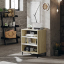 vidaXL Dressoir 57x35x70 cm bewerkt hout wit