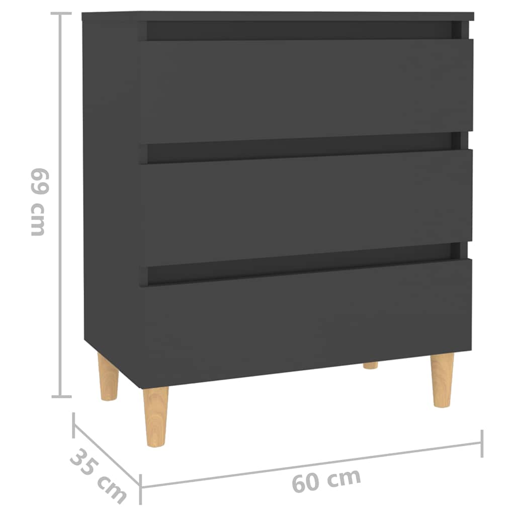 vidaXL Sideboard 60x35x69 cm engineered wood white