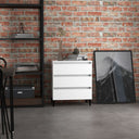 vidaXL Dressoir 60x35x69 cm spaanplaat wit