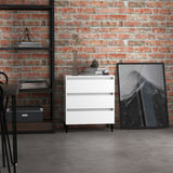 vidaXL Dressoir 60x35x69 cm spaanplaat wit
