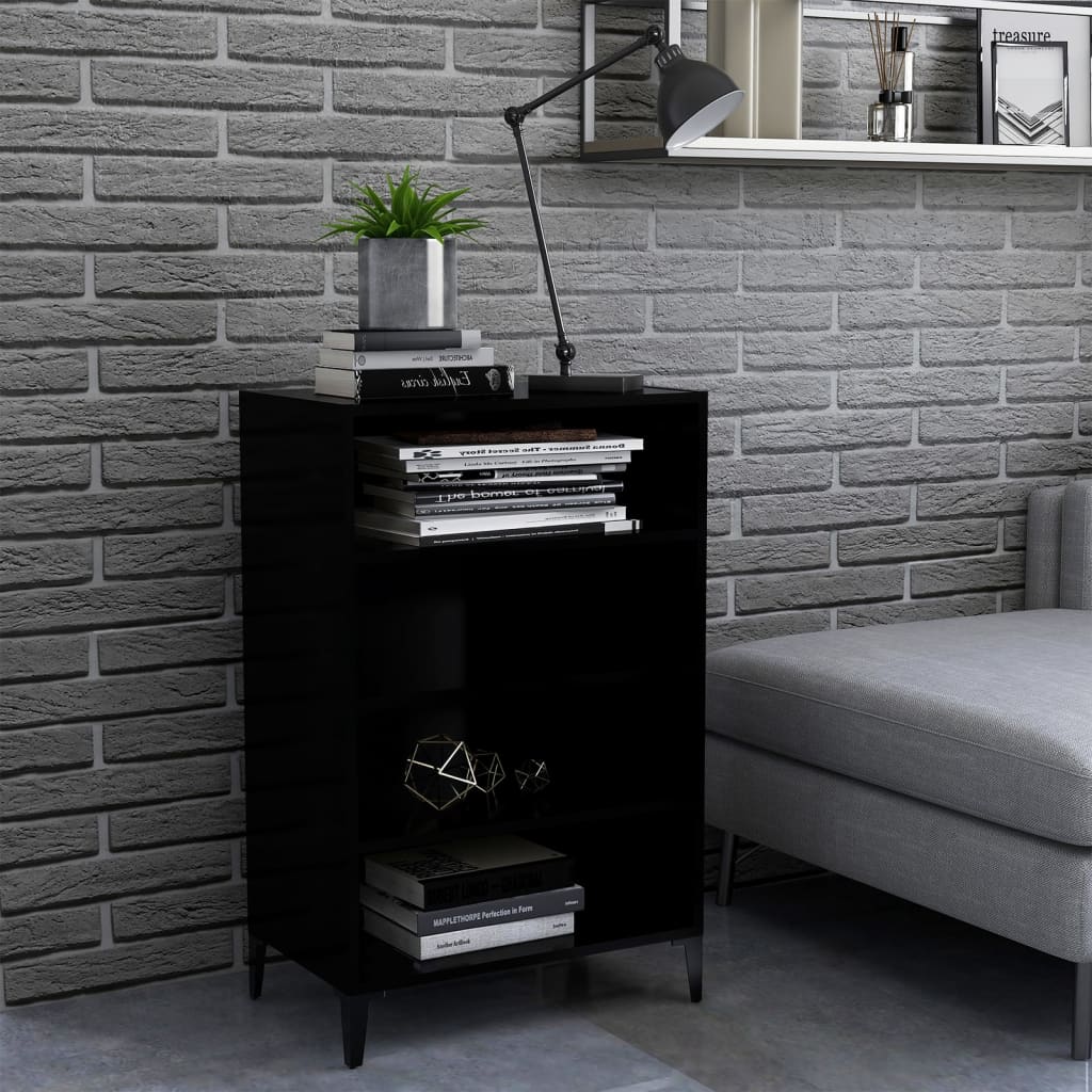 vidaXL Dressoir 57x35x90 cm bewerkt hout wit