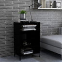 vidaXL Dressoir 57x35x90 cm bewerkt hout wit