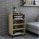 vidaXL Dressoir 57x35x90 cm bewerkt hout wit