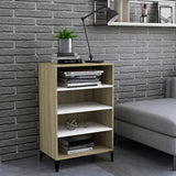 vidaXL Dressoir 57x35x90 cm bewerkt hout wit