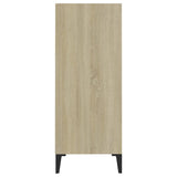 vidaXL Dressoir 57x35x90 cm bewerkt hout wit